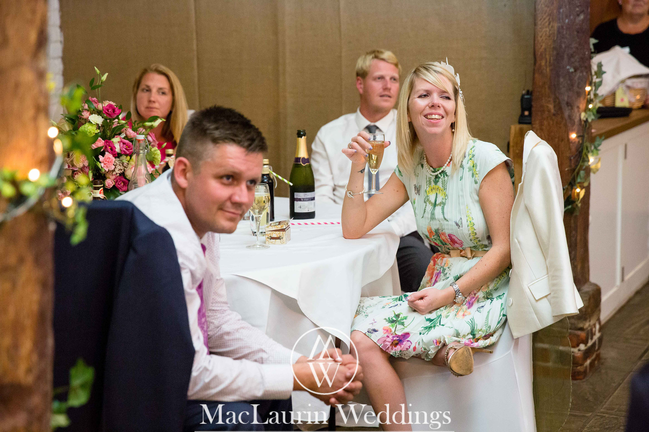 wedding hat and lovely smile, scotland wedding hat and guest with lovely smile, scotland