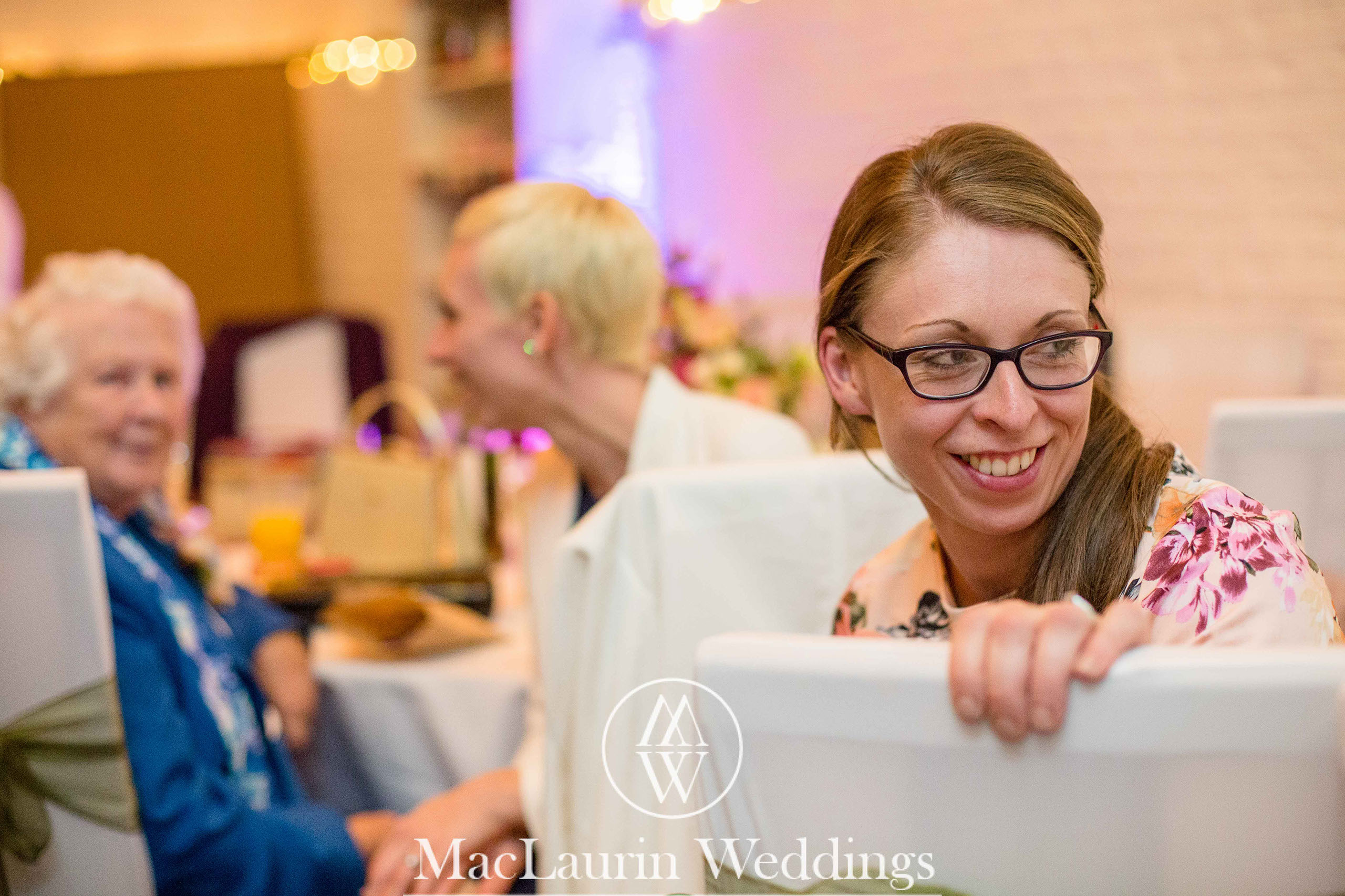 wedding hat and lovely smile, scotland wedding hat and guest with lovely smile, scotland