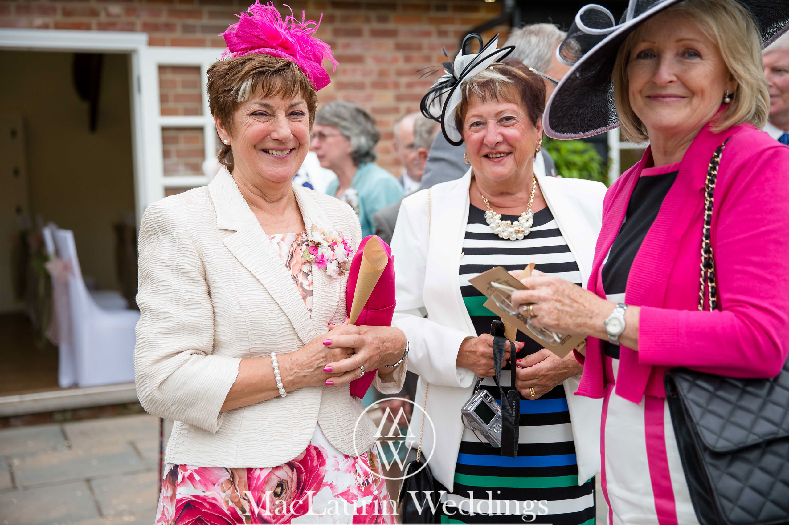 wedding hat and lovely smile, scotland wedding hat and guest with lovely smile, scotland