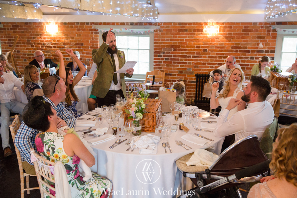 wedding hat and lovely smile, scotland wedding hat and guest with lovely smile, scotland