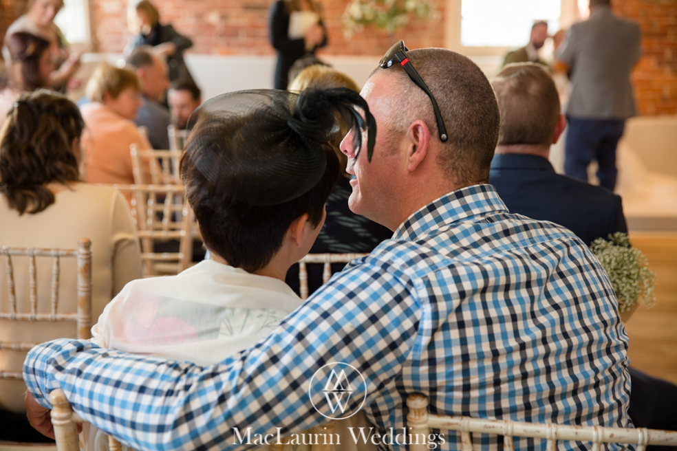 wedding hat and lovely smile, scotland wedding hat and guest with lovely smile, scotland